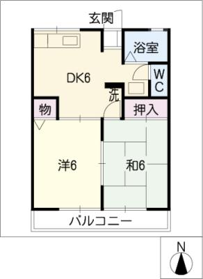 タカネハイムの間取り