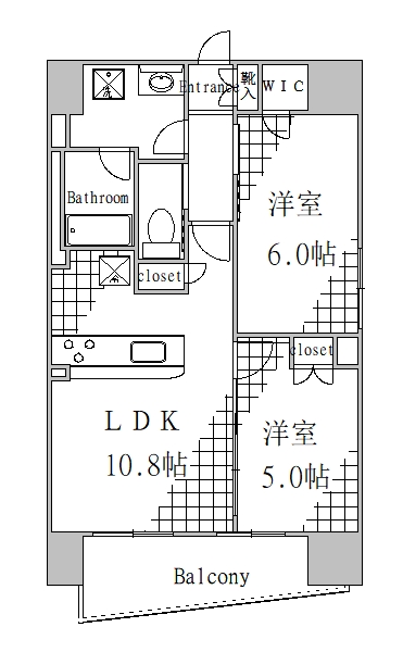 江東区大島のマンションの間取り