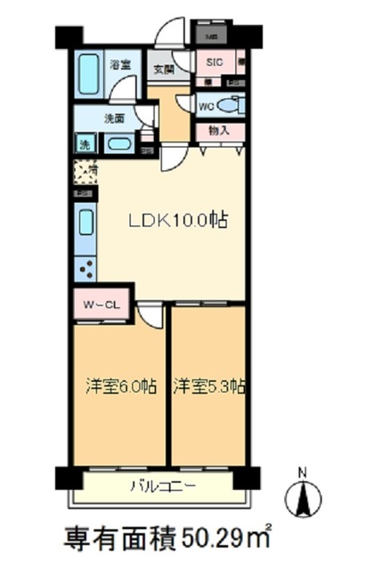 パークアクシス滝野川の間取り