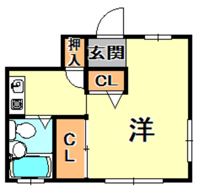 石本マンションの間取り