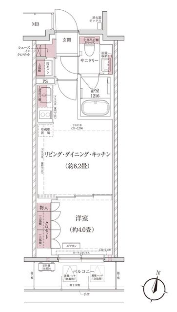 パークアクシス仙台西公園の間取り