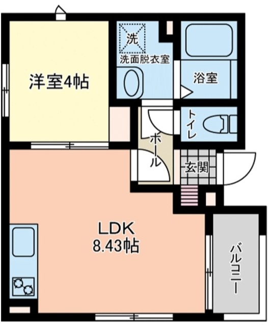 コンフィデンス東大宮Gの間取り