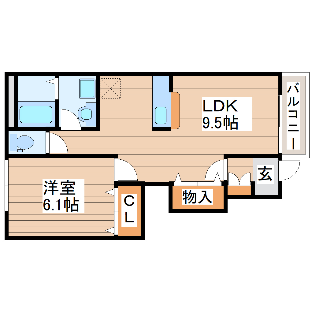 アラ・モードの間取り