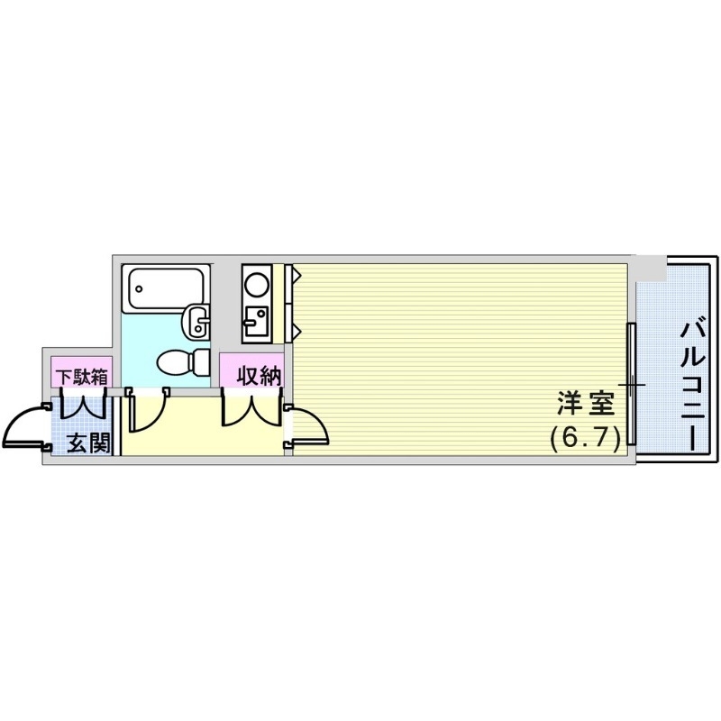 朝日プラザアルファポート神戸の間取り