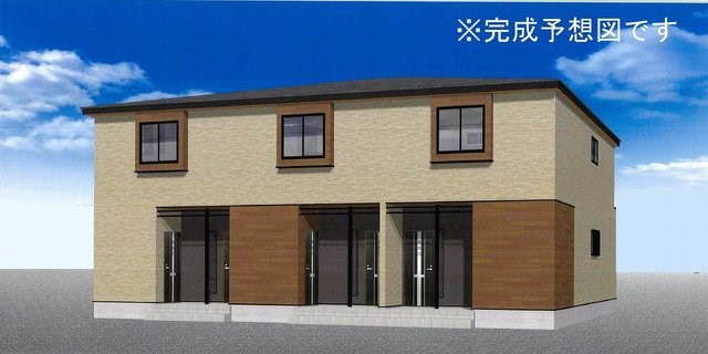 【上田市下之条のアパートの建物外観】