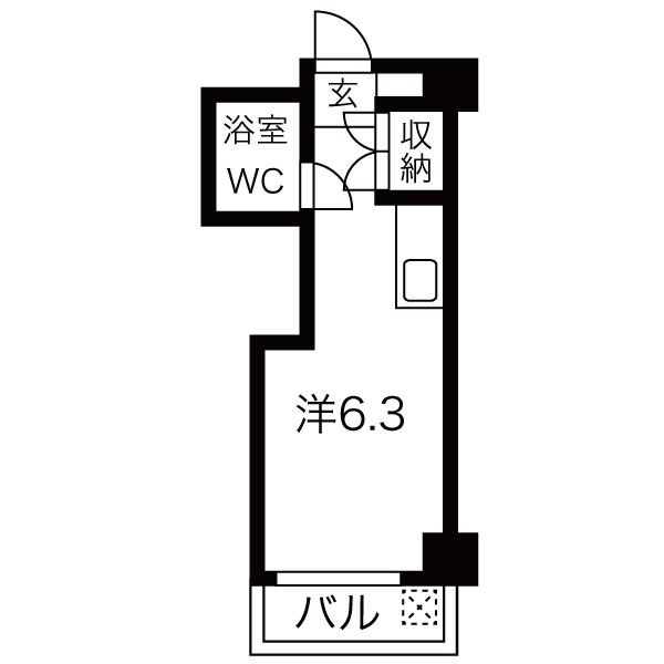 塩釜ハイツラハイナの間取り