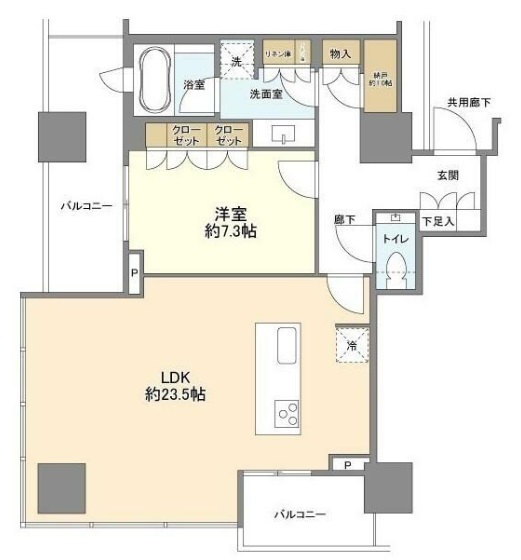 ブランズ渋谷桜丘の間取り