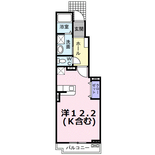 クリスタルコートの間取り