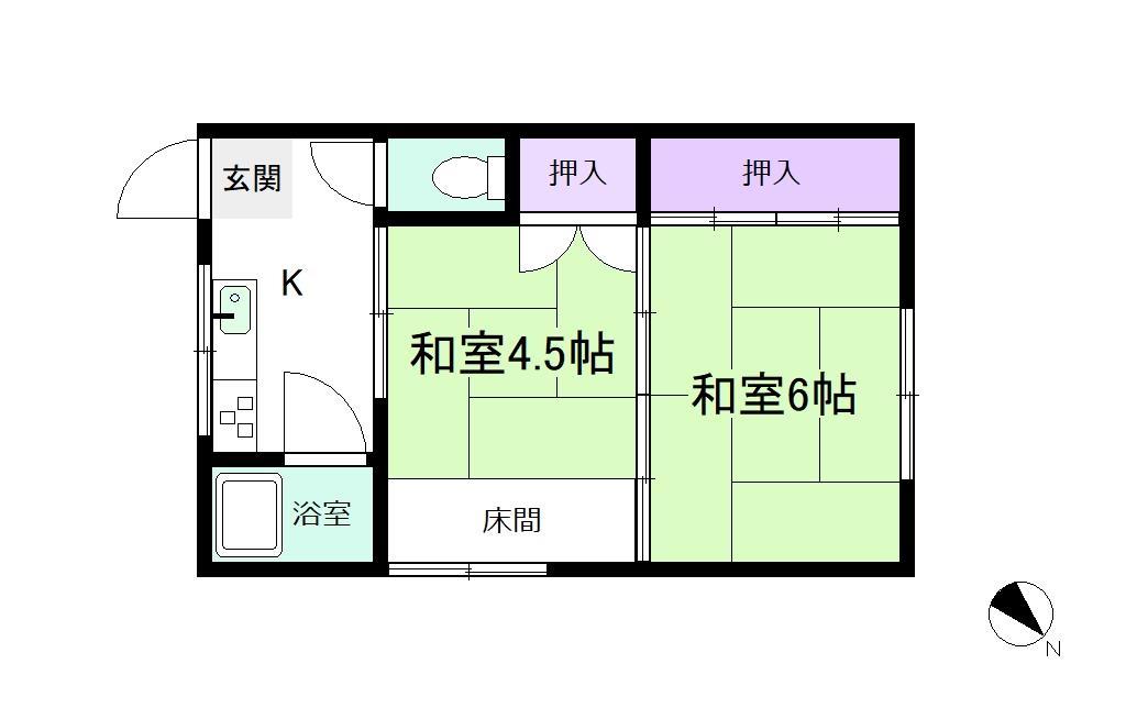 山田ハウスの間取り