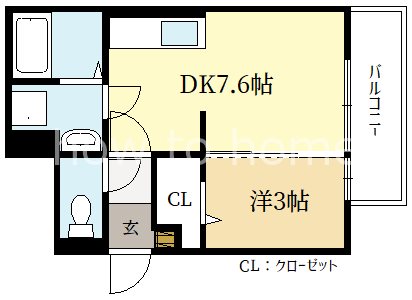 シュペリールの間取り