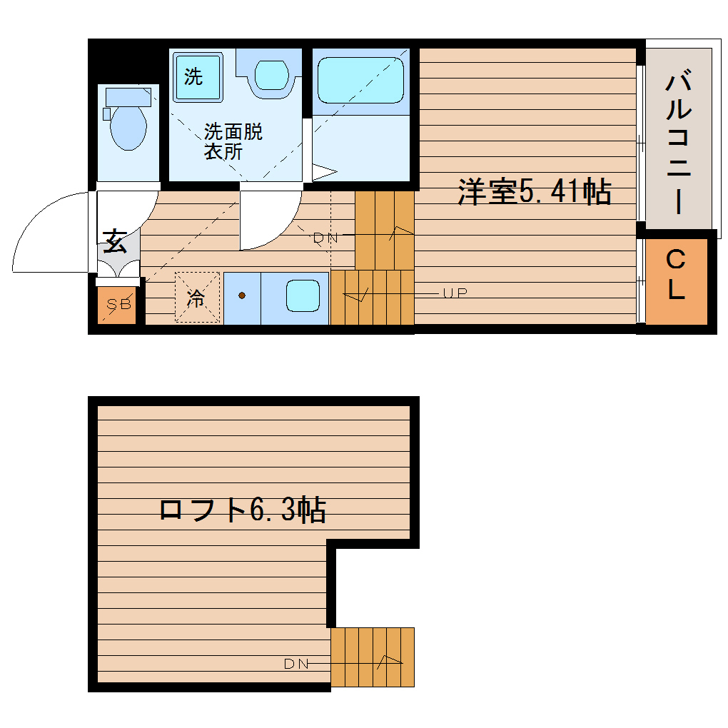 Skyコートの間取り