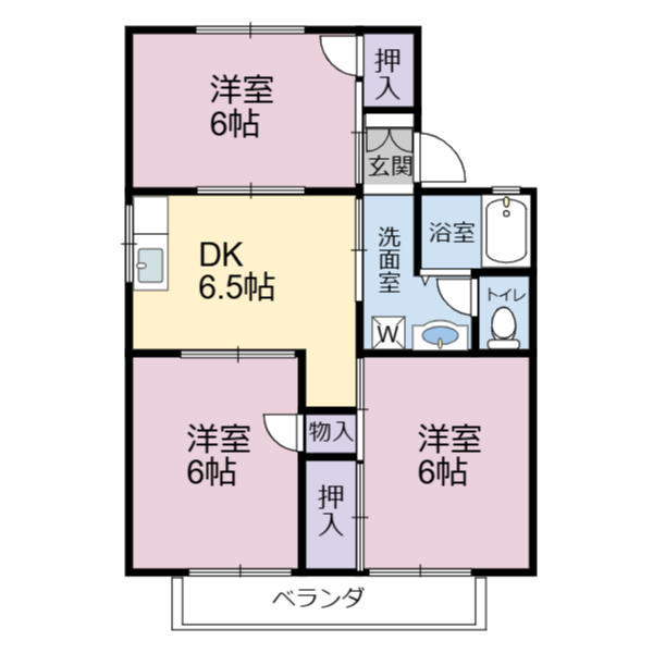 ユーミクラ2の間取り