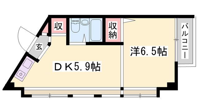 加古川ヤングパレスの間取り