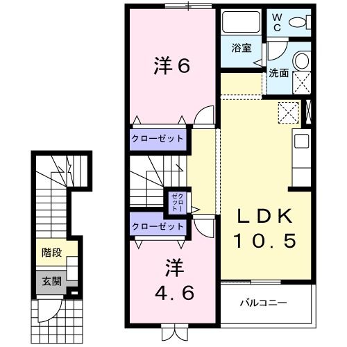 シャルマンＫ・IIの間取り