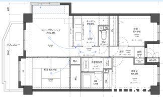 ダイアパレス西立川の間取り