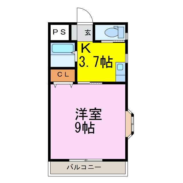 ラフォーレ・ベルの間取り