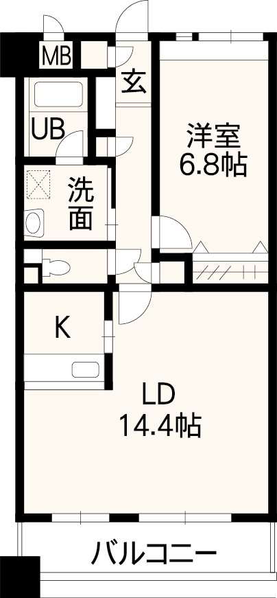 ホワイトステージ城西の間取り