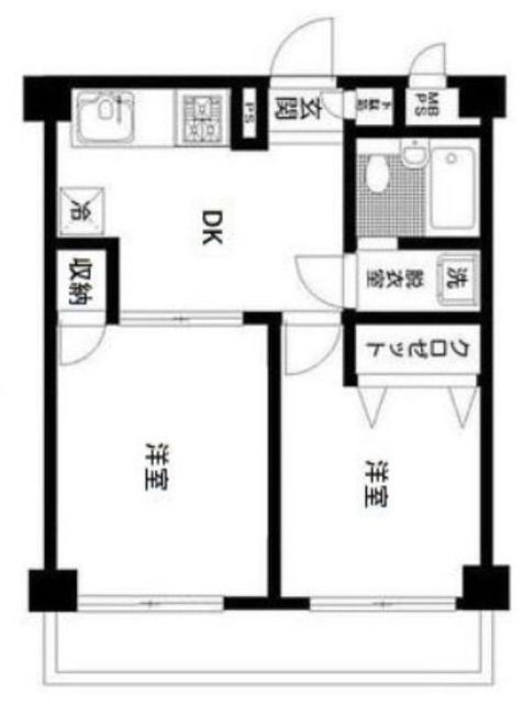 日神パレス拝島第2の間取り