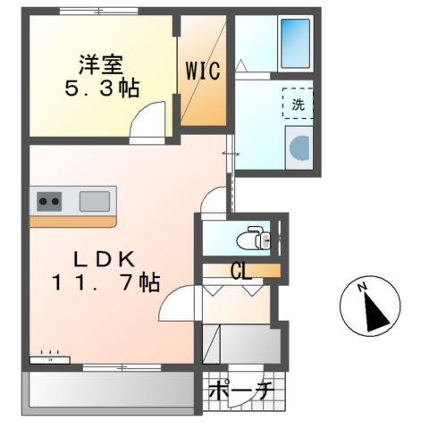 プリムール帆待川の間取り