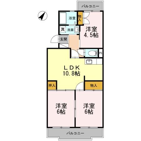 コンフォート鵠沼Iの間取り