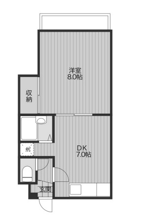 行田市城西のマンションの間取り