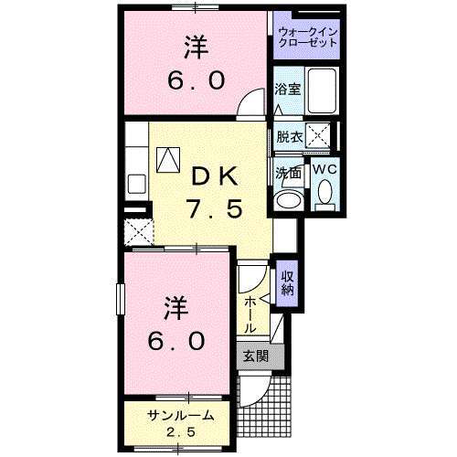 ヴェール　IIの間取り