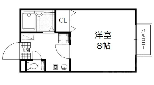 リーヴル松ヶ崎の間取り