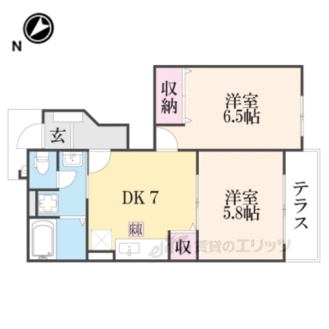 シャルマン２の間取り