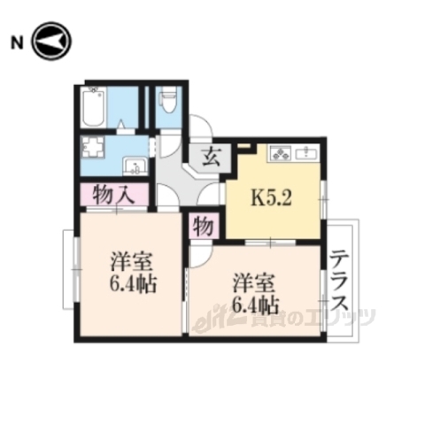 プレアリー昭和の間取り