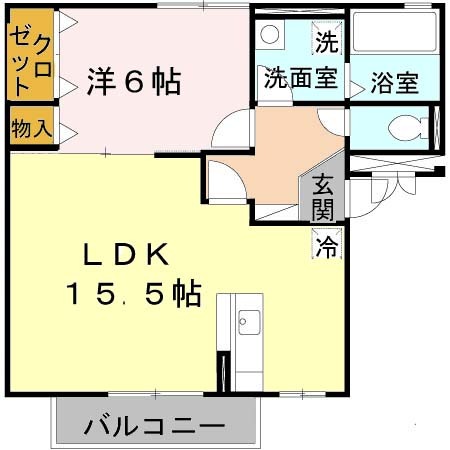 コーポ　イズミの間取り