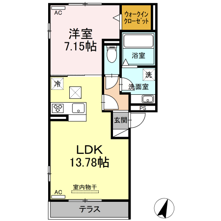 メゾンソレイユの間取り