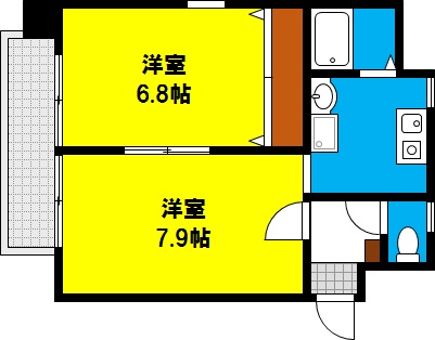メゾンシャンティの間取り写真