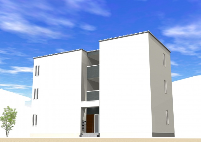 建物外観　イメージパースです。