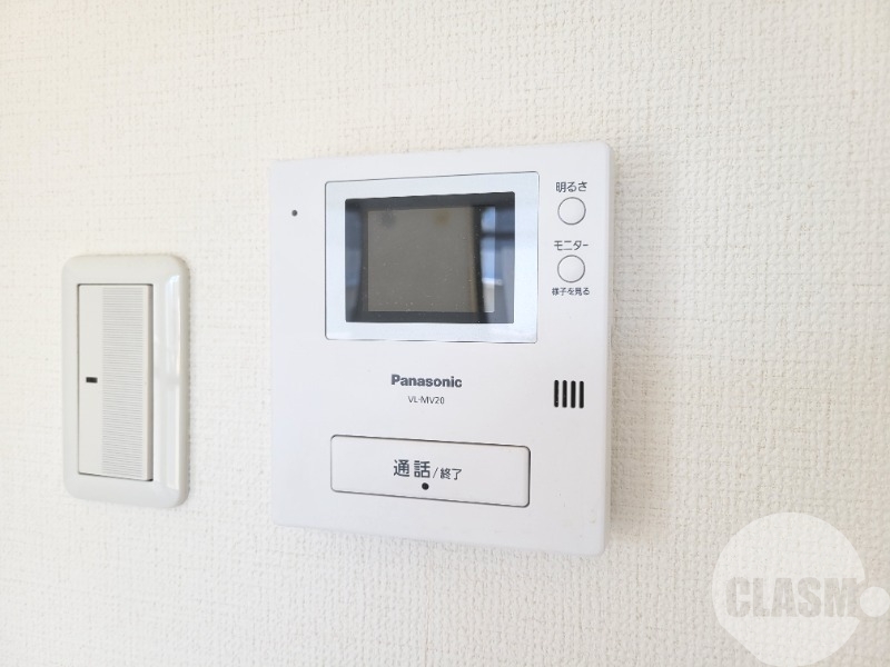 セキュリティ　来訪者が確認できるモニターホン♪