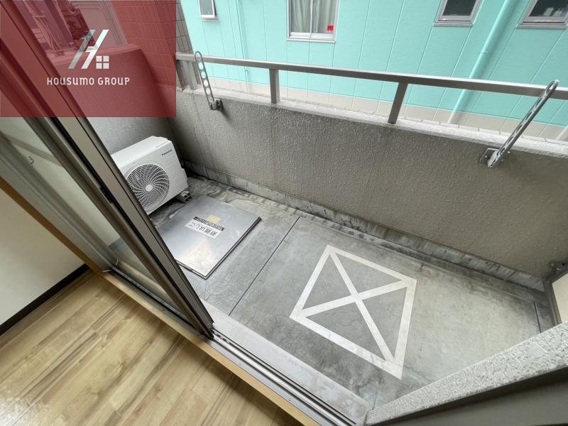 バルコニー　落ち着いた時間を過ごせるバルコニーです