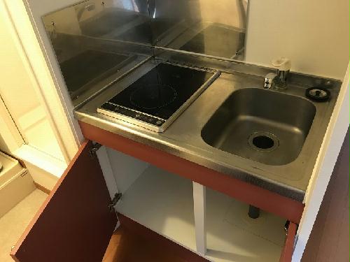 キッチン　シングルレバー設置