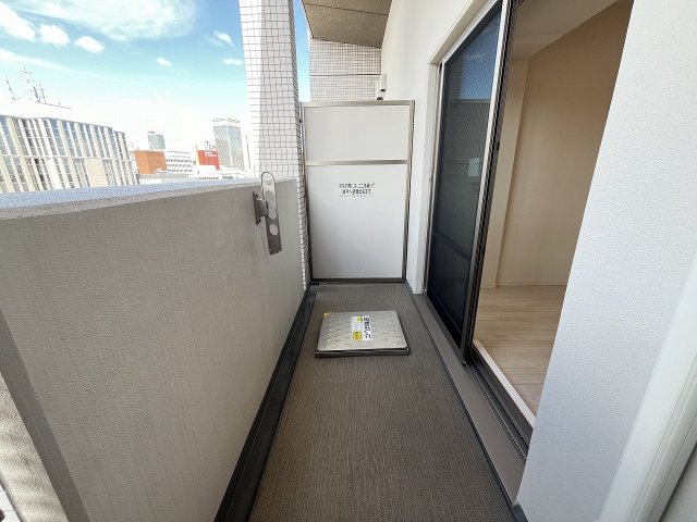 バルコニー　落ち着いた時間を過ごせるバルコニーです