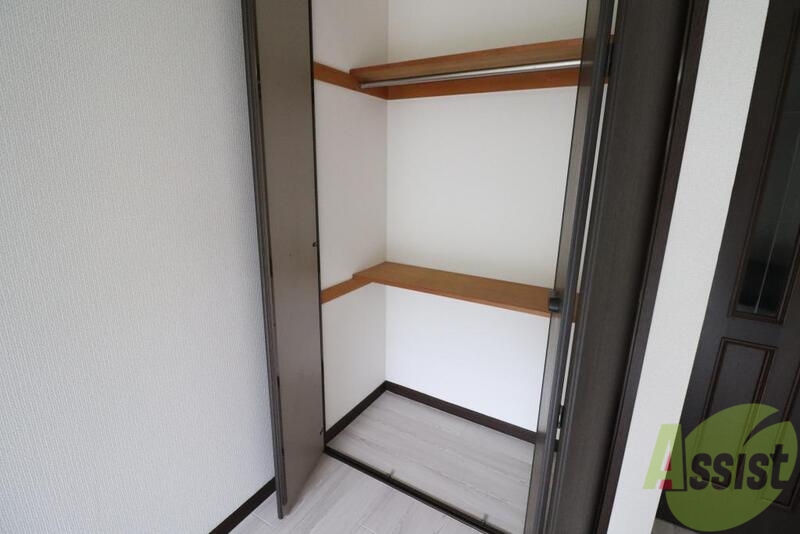収納　行きもしっかりあるクローゼット