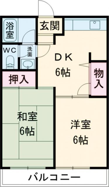 西六郷ダイヤモンドマンションの間取り写真