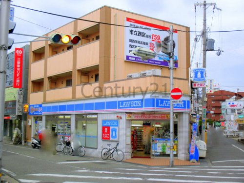 コンビニ　ローソン 門戸厄神駅前（コンビニ）まで126m