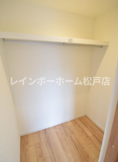 収納　たっぷりとした収納スペースです