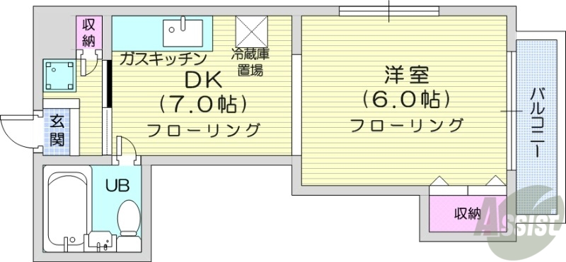 札幌JOW2ビルの間取り写真