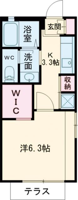 プティメゾンにしだの間取り写真