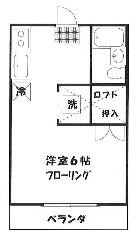 アイムコーポIの間取り写真