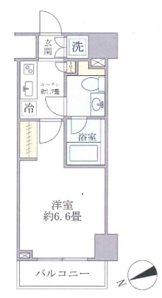 KDXレジデンス文京湯島の間取り写真