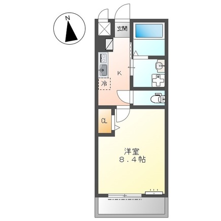 ＪＲ山陰本線 綾部駅 徒歩15分 2階建 築2年の間取り写真