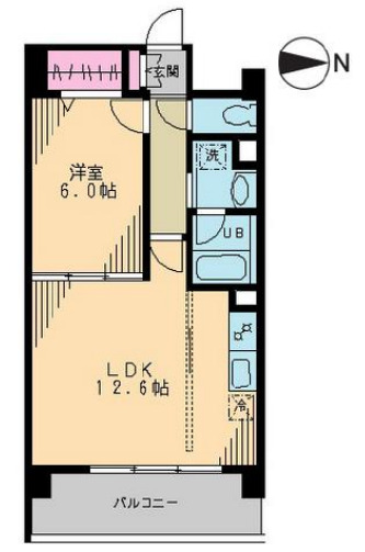 西武池袋線 富士見台駅 徒歩2分 6階建 築16年の間取り写真