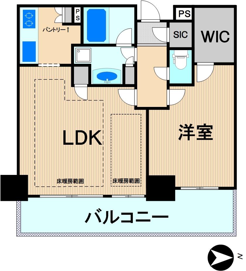クレッセント川崎タワーの間取り写真