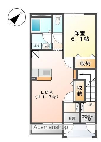 メゾンフォレストIIの間取り写真