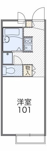 レオパレスガルテン湘南の間取り写真
